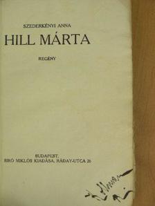 Szederkényi Anna - Hill Márta [antikvár]