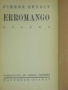 Pierre Benoit - Erromango [antikvár]