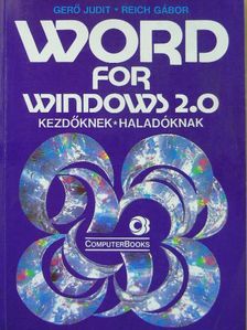 Gerő Judit - Word for windows 2.0 [antikvár]