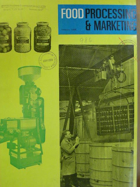M. A. - Food processing & marketing 1965. I. [antikvár]