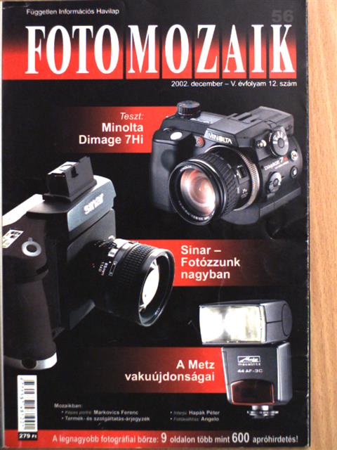 Eifert János - Foto Mozaik 2002. december [antikvár]