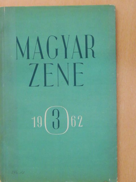 Banda Ede - Magyar Zene 1962/3. [antikvár]