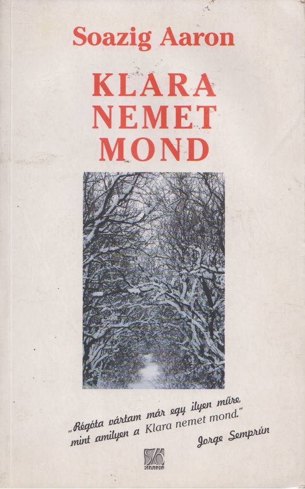 Klara nemet mond [antikvár]