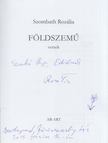 Szombath Rozália - Földszemű (dedikált) [antikvár]