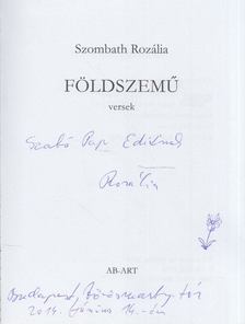 Szombath Rozália - Földszemű (dedikált) [antikvár]