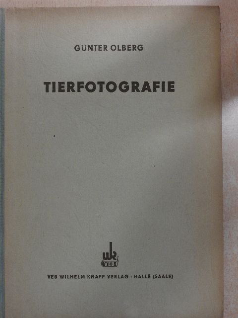 Günter Olberg - Tierfotografie [antikvár]