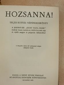 Hozsanna! [antikvár]