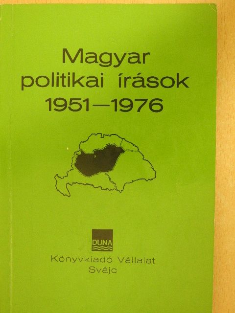 Dr. Csery C. M. - Magyar politikai írások I. (töredék) [antikvár]