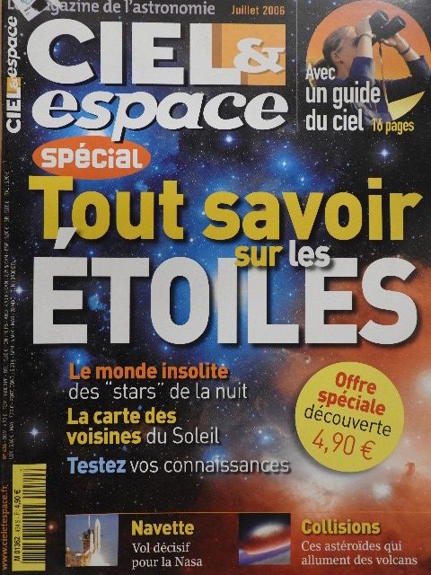 Ciel & Espace juillet 2006 [antikvár]