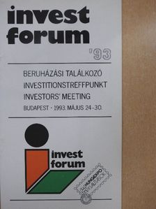 Invest forum '93 [antikvár]