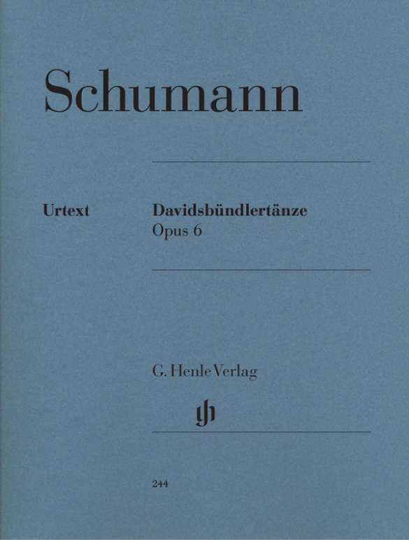 Schumann, Robert - DAVIDSBÜNDLERTAENZE OP.6 FÜR KLAVIER URTEXT (HERTTRICH / THEOPOLD)