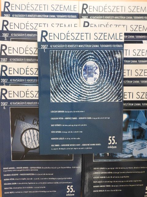Hámos Edit - Rendészeti szemle 2007/1-12. [antikvár]