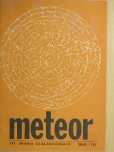 Papp János - Meteor 1986/10. [antikvár]