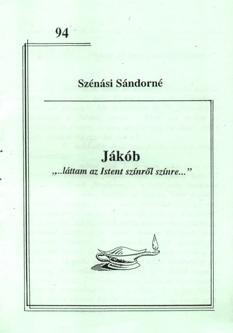 Szénási Sándorné - Jákob [antikvár]