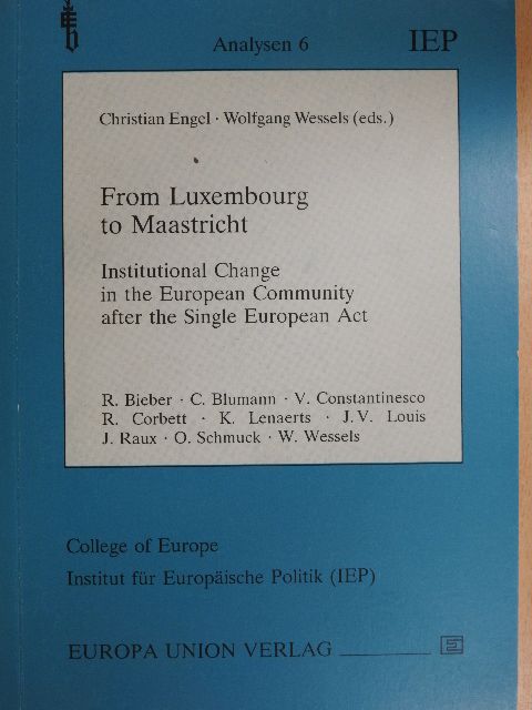 Otto Schmuck - From Luxembourg to Maastricht [antikvár]