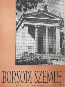 Frisnyák Sándor - Borsodi Szemle 1959. május [antikvár]