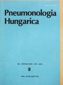 Csontos Éva - Pneumonologia Hungarica 1987. augusztus [antikvár]