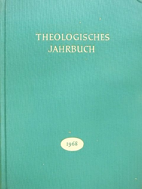 G. Voss - Theologisches Jahrbuch 1968 [antikvár]