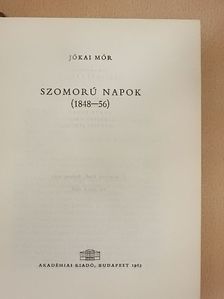 Jókai Mór - Szomorú napok [antikvár]
