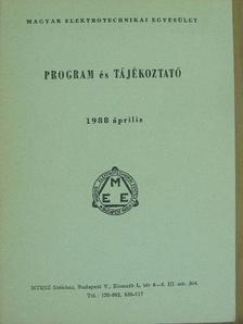 Program és tájékoztató 1988. április [antikvár]