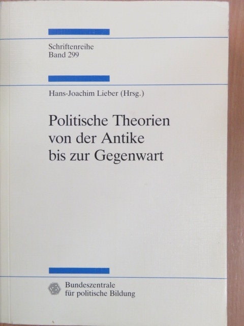 Hans Fenske - Politische Theorien von der Antike bis zur Gegenwart [antikvár]
