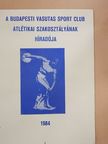 A Budapesti Vasutas Sport Club Atlétikai Szakosztályának Híradója [antikvár]
