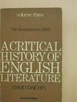 David Daiches - A Critical History of English Literature III. [antikvár]