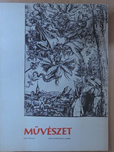 B. Supka Magdolna - Művészet 1972. július [antikvár]