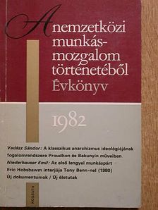 Anderle Ádám - A nemzetközi munkásmozgalom történetéből 1982 [antikvár]