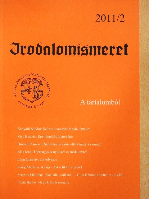 Fűzfa Balázs - Irodalomismeret 2011/2. [antikvár]