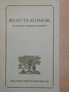 Gömöri György - Belső tilalomfák [antikvár]
