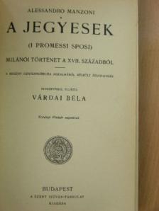Alessandro Manzoni - A jegyesek [antikvár]
