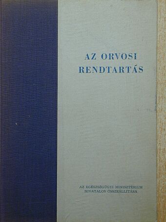 Az orvosi rendtartás [antikvár]