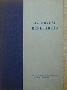 Az orvosi rendtartás [antikvár]