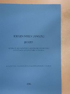 Idegen nyelv (angol) jegyzet [antikvár]