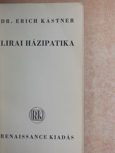 Dr. Erich Kästner - Lirai házipatika [antikvár]