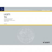Ligeti György - TRIO FÜR VIOLINE, HORN UND KLAVIER (1982), FAKSIMILEAUSGABE, PARTITUR