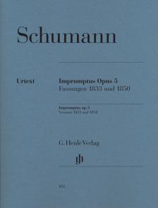 Schumann, Robert - IMPROMPTUS OP.5 FASSUNGEN 1833 UND 1850 FÜR KLAVIER URTEXT (HERTTRICH)