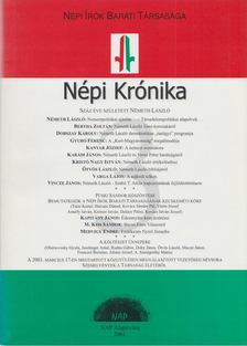 Milassin Béla (szerk.) - Népi Krónika 2001/1. [antikvár]