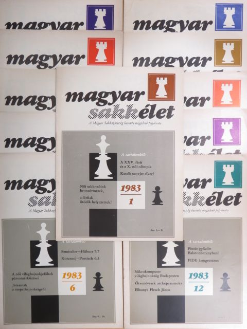 Földeák Árpád - Magyar Sakkélet 1983. (nem teljes évfolyam) [antikvár]