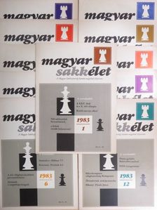 Földeák Árpád - Magyar Sakkélet 1983. (nem teljes évfolyam) [antikvár]