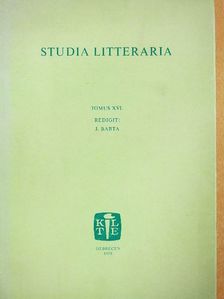 Aczél Géza - Studia Litteraria Tomus XVI. [antikvár]