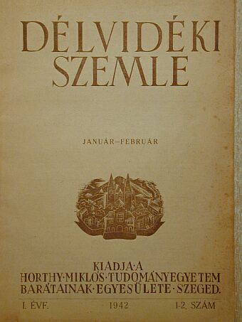Banner János - Délvidéki Szemle 1942. január-február [antikvár]