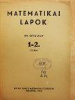 Békéssy András - Matematikai lapok 1965/1-2. [antikvár]