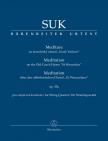 SUK - MEDITATION ON THE OLD CHECH HYMN "ST WENCESLAS" OP.35a FOR STRING QUARTET, STUDIENPARTITUR