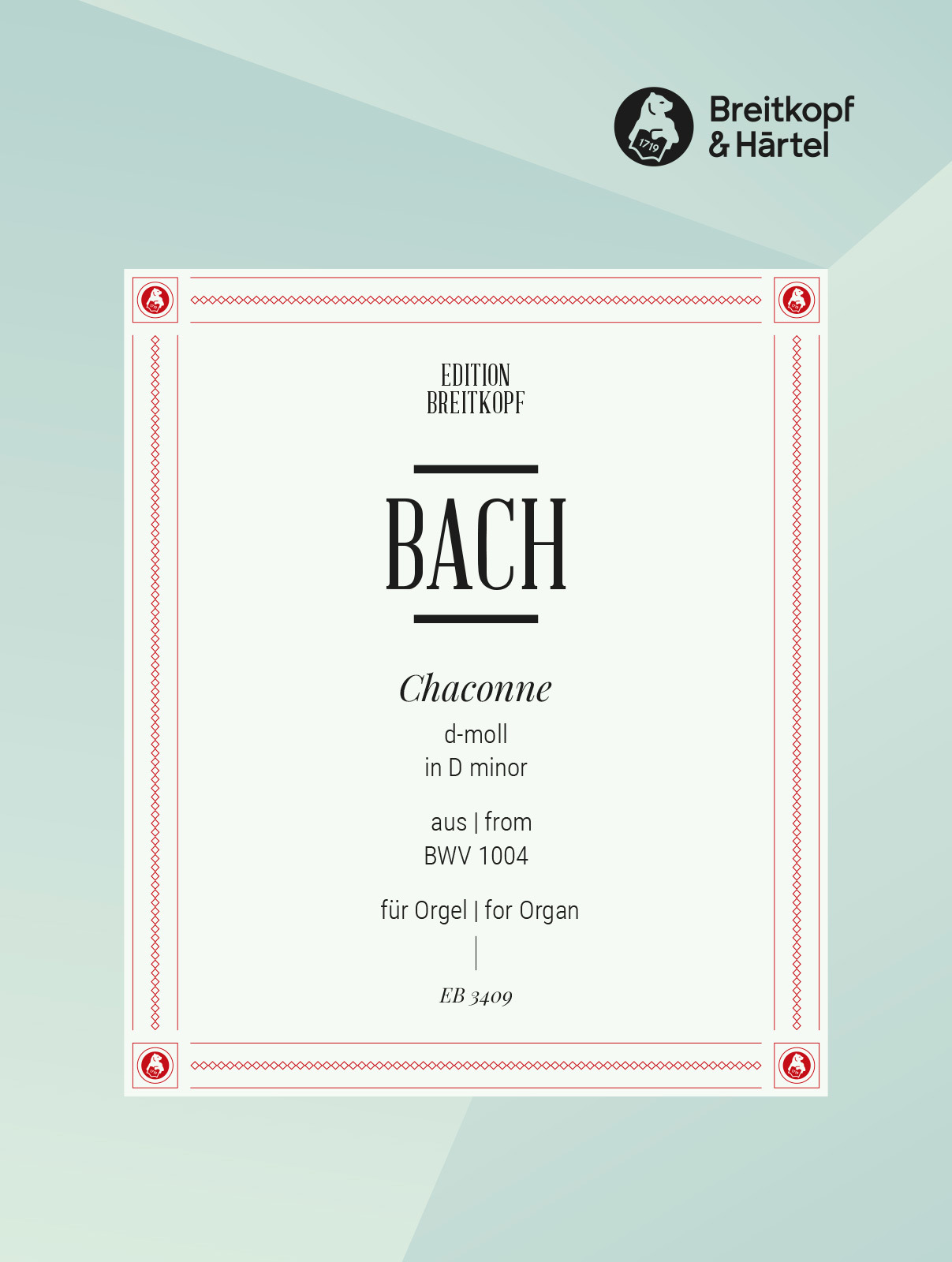 J. S. Bach - CHACONNE d-MOLL AUS BWV 1004 FÜR ORGEL