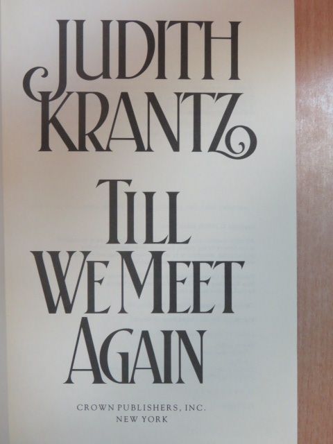 Judith Krantz - Till we meet again [antikvár]