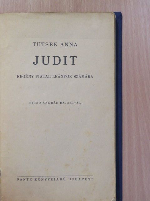 Tutsek Anna - Judit [antikvár]