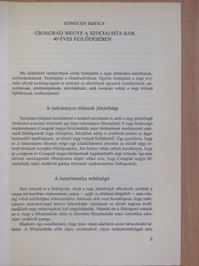 Komócsin Mihály - Csongrád megye a szocialista kor 40 éves fejlődésében [antikvár]