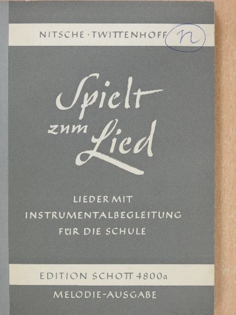 Paul Nitsche - Spielt zum Lied [antikvár]